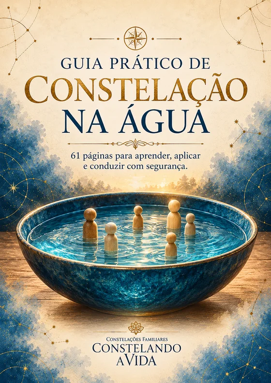 Capa do Guia Prático de Constelação na Água