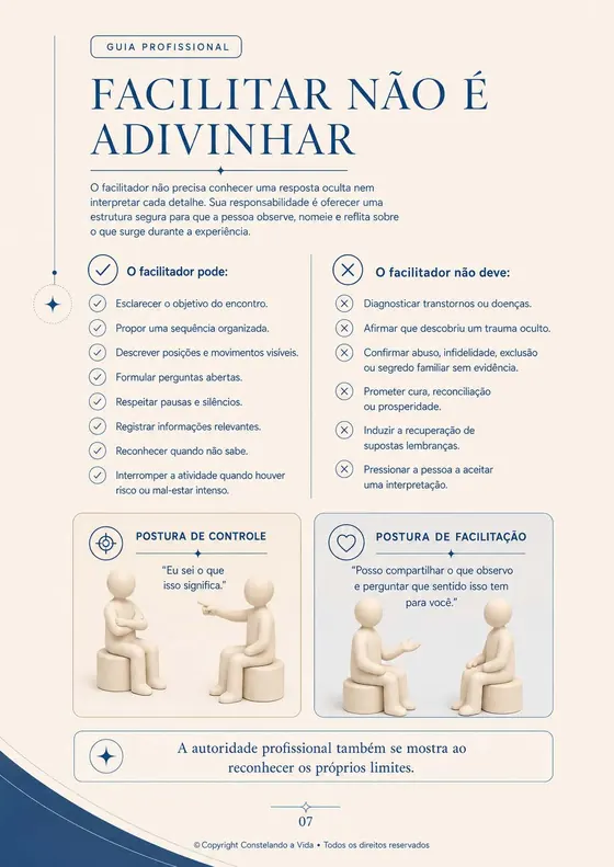 Página 07: Facilitar não é adivinhar