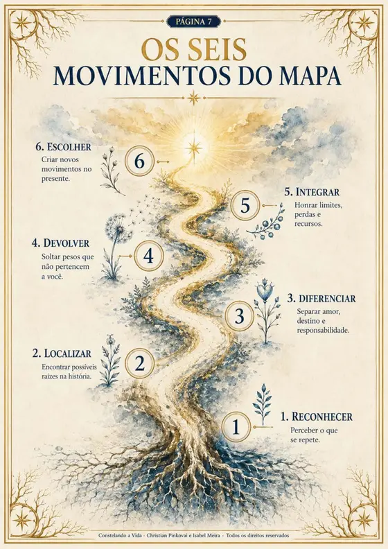 Os seis movimentos do mapa